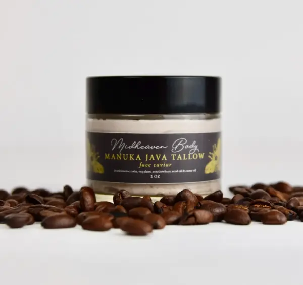 Manuka Honey Coffee Tallow Face Cream: Nourishing Moisturizer - Image 2